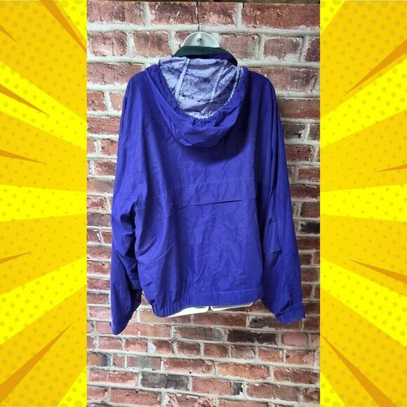 Vintage 90s Men's LONDON FOG Zip Up Hooded Windbreaker Jacket Large - Picture 2 of 8